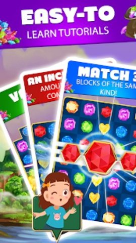 Jewels Match 3（宝石匹配幻想）