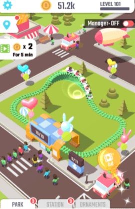 Idle RollerCoaster（放置过山车模拟器）