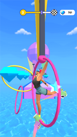 Hula Hoop Race（呼啦圈比赛）