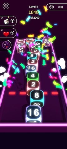 Shoot Cubes 2048