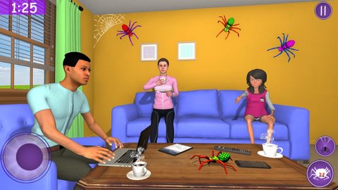 Kill it with Spider Fire Hunter:Spider Smasher Sim