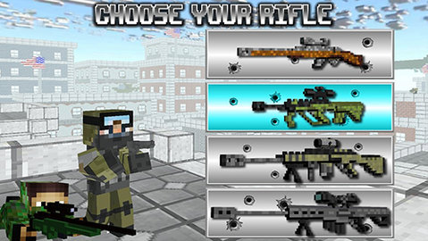 American Block Sniper Survival（美国狙击手生存）