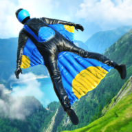 Base Jump Wing Suit Flying（真实翼服飞行）