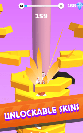Helix Stack Jump（螺旋堆栈跳跃球）