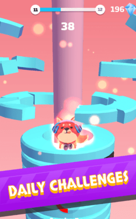 Helix Stack Jump（螺旋堆栈跳跃球）