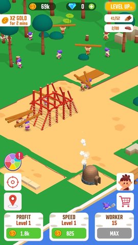 Idle Jungle: Survival Builder Tycoon