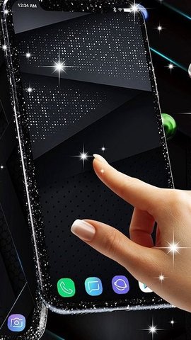 Black HD Live Wallpaper