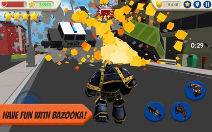 Robot Hero: City Simulator 3D（机器人城市生存）