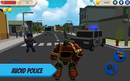 Robot Hero: City Simulator 3D（机器人城市生存）