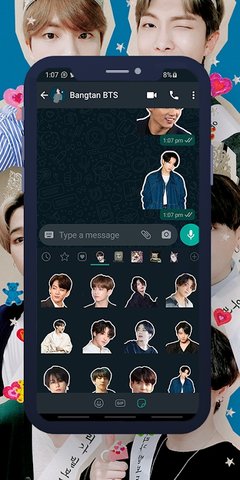 田柾国贴纸表情包（Jungkook BTS WASticker）