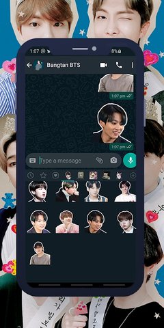 田柾国贴纸表情包（Jungkook BTS WASticker）