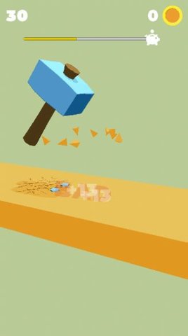 钉锤向前跑(Nail It : Break Piggybank)