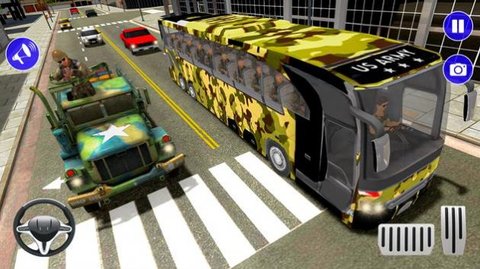 美国军用大巴模拟器3D（Real Army Bus Simulator）