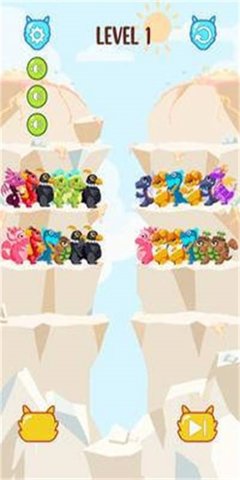 龙颜色排序拼图（Dragon Color Sort Puzzle）