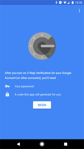 谷歌身份验证器（Authenticator）