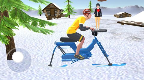 雪地自行车骑行游戏（Snow Bike Ride）