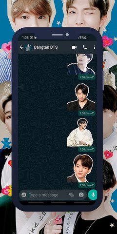田柾国贴纸表情包（Jungkook BTS WASticker）