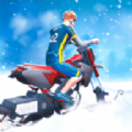 雪地自行车骑行游戏（Snow Bike Ride）