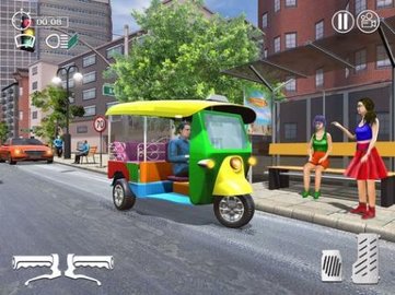 人力车城市驾驶(Tuk Tuk Rickshaw：City Driving)