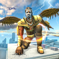 飞狮绳英雄动物救援(Flying Lion Rope Hero Melee Combat)