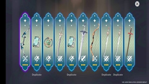 原神愿望模拟器（Genshin Impact Wish Simulator）