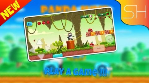 熊猫跳跃跑酷（panda jump run）
