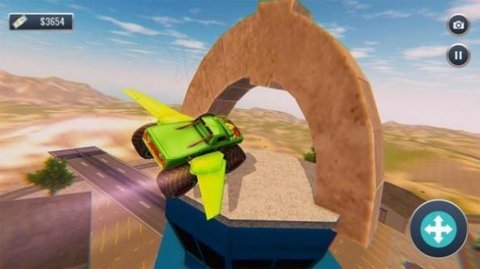 越野卡车飞行冲刺（Offroad Flying Monster Truck Driving）