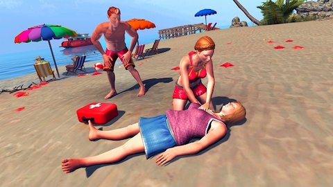 海滩救援（Beach Rescue Game）