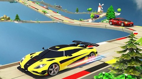 超级匝道山汽车特技（Mega Ramp Hill Car Stunt）