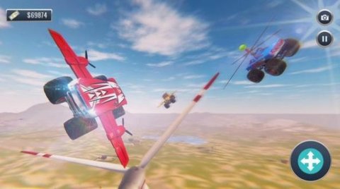 越野卡车飞行冲刺（Offroad Flying Monster Truck Driving）