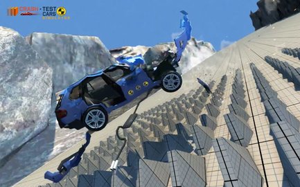 宝马汽车碰撞测试（Car Crash Test Driving X5 M3）