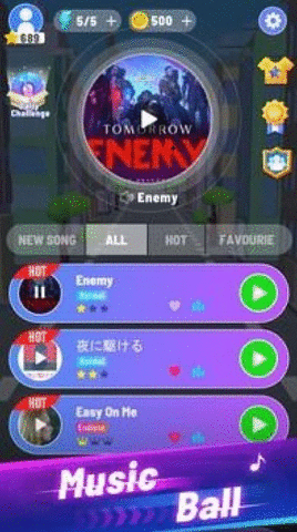 音乐色彩小球游戏(MusicBallColor)