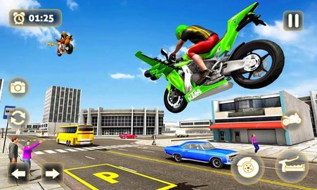 飞行摩托车出租车驾驶（Flying Motorbike Taxi Driving）