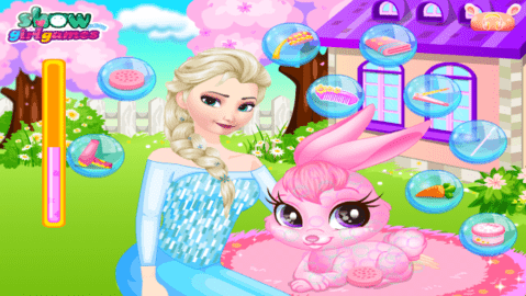 冰雪公主宠物装扮