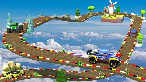 超级匝道山汽车特技（Mega Ramp Hill Car Stunt）