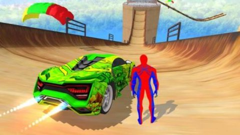 汽车游戏超级英雄汽车特技(Car Games Superhero Car Stunts)