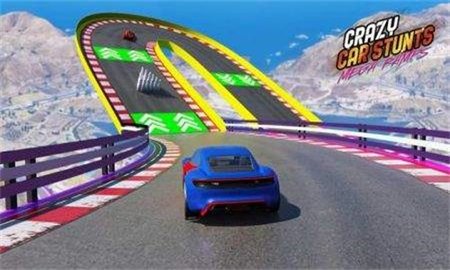 疯狂汽车特技超级坡道（Crazy Car Stunts Mega Ramp）