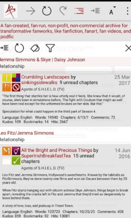 ao3（Archive Track Reader）