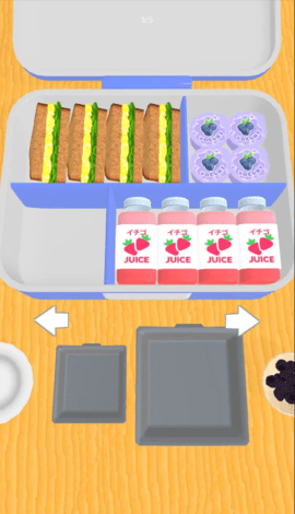 整理便当盒游戏(Lunch Box)