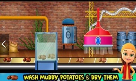 薯片食品厂 (Potato Chips Making Fries)