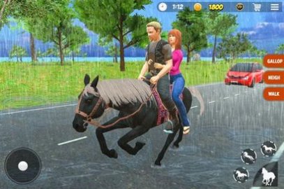 越野马的士模拟器（Offroad Horse Taxi Simulator game）