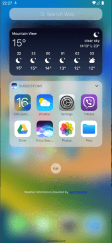 iPhone14模拟器（Weather）