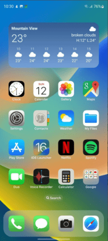 iPhone14模拟器（Weather）