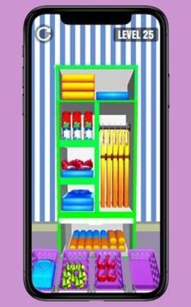 衣柜组织填充排序3D（Closet Organizing Fill Sort 3D）