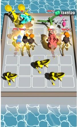 合并蓝色怪物罂粟警报器（MergeMonsters）