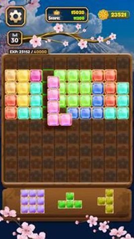 宝石方块谜题（Gem Block Puzzle）