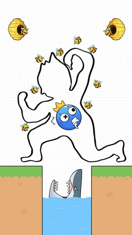 彩虹怪兽画圈拯救（Rainbow Monster: Draw To Save）