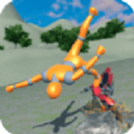 摩托物理下山模拟器（Motorcycle Ragdoll Fall）