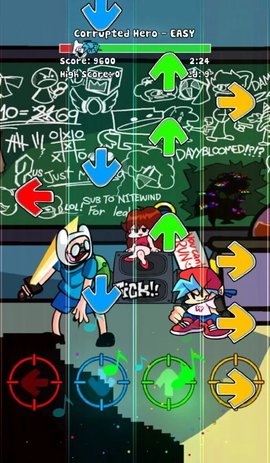 FNF音乐街说唱之战