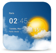 透明时钟及天气 (Transparent clock & weather)